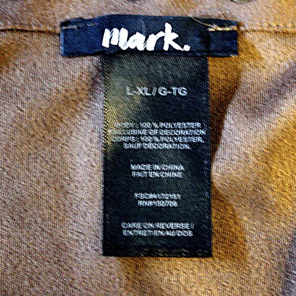 SOLD Vintage Retro Style Faux Suede Fringed Mark Vest - Picture 4 of 4